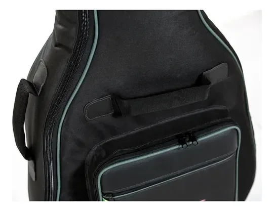 Bag AVS Extra Luxo preta com bolso frontal e logo para guitarra — foto 3 de 3