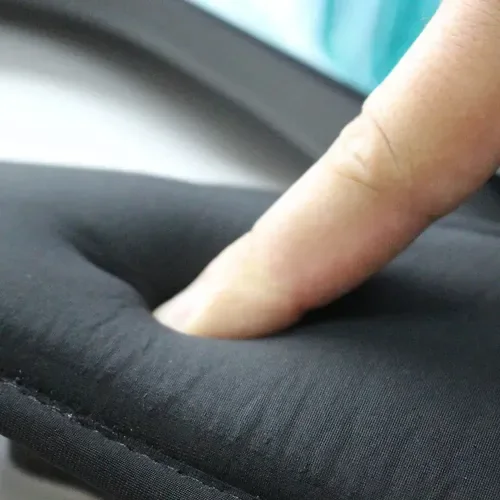 Correia Basso Confort preta de neoprene acolchoado com 9,5 cm de largura — foto 2 de 2
