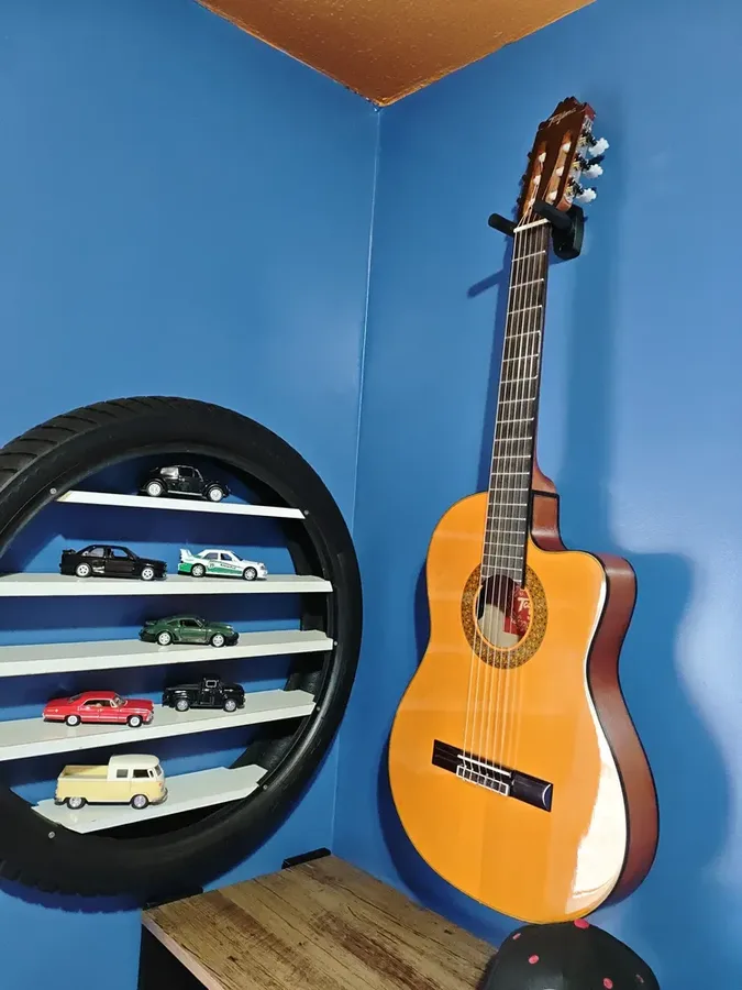 Suporte de parede GWH preto para violão e guitarra — foto 4 de 4