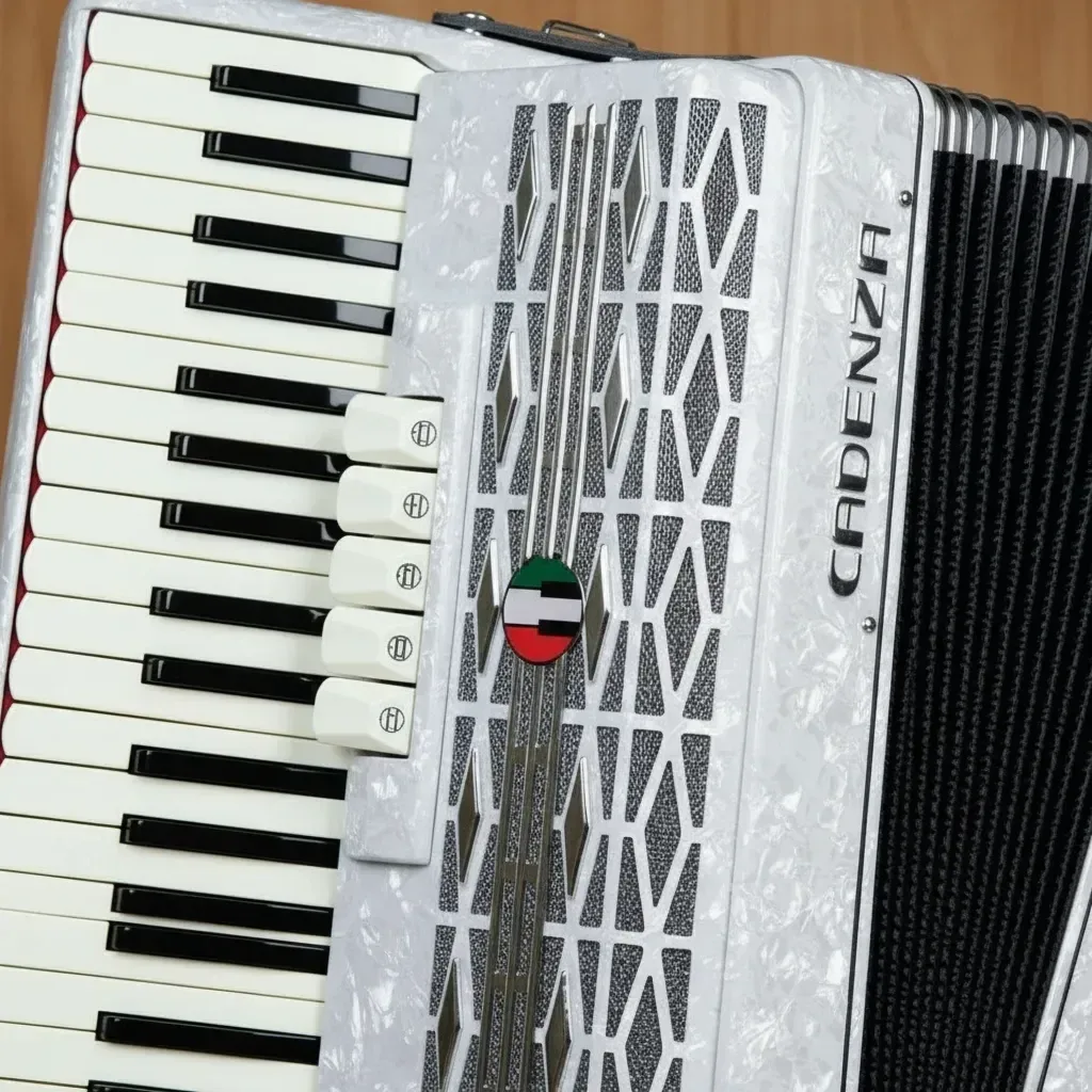 Acordeon Cadenza de 48 baixos e 34 teclas com bag e alças — foto 2 de 4