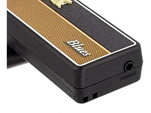 Amplificador de fone Vox amPlug 2 Blues preto com painel dourado — foto 2 de 3