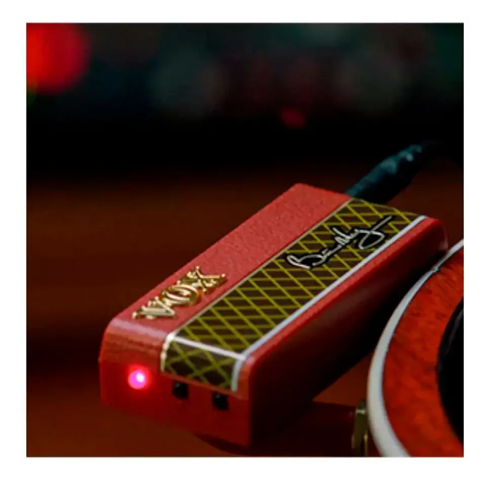 Amplificador de fone Vox amPlug Brian May vermelho com assinatura — foto 2 de 3
