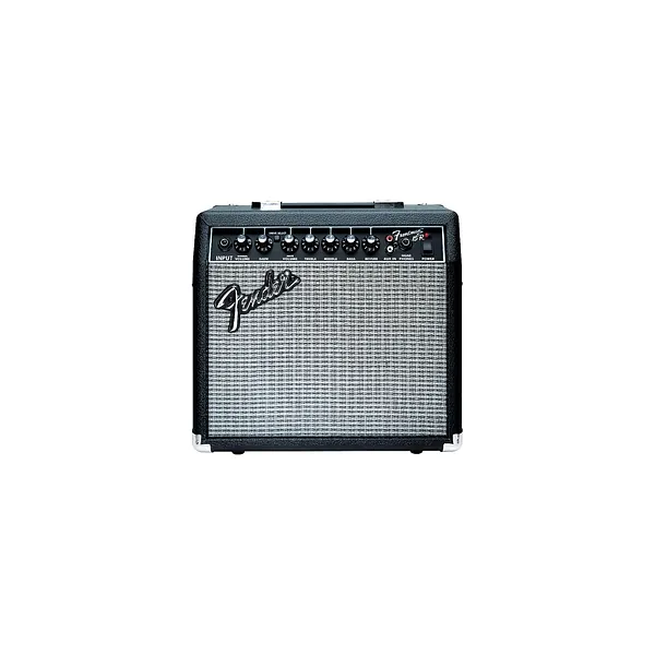 Amplificador Fender Frontman 15R de frente, com o knob de reverb no painel — foto 3 de 4