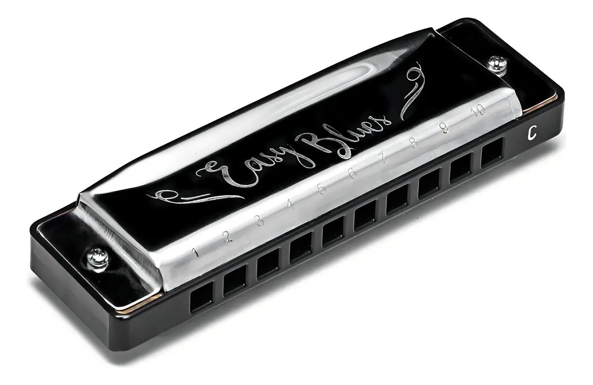Gaita de boca Hering Easy Blues 4420C com estojo preto — foto 2 de 3