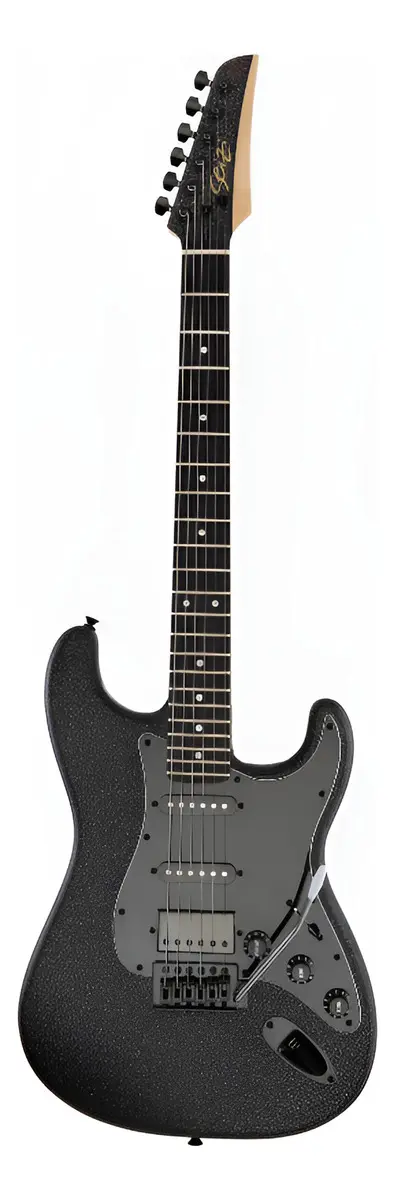 Guitarra Seizi Fun Katana Musashi All Black Limited Edition com escala escura — foto 1 de 4