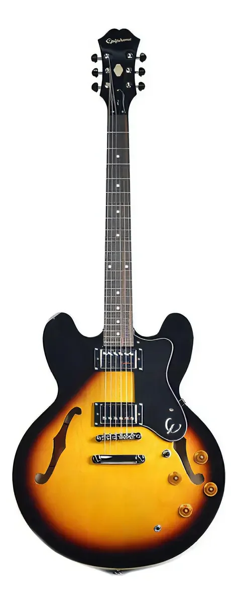 Guitarra semi-acústica Epiphone ES-335 Dot Vintage Sunburst — foto 4 de 4