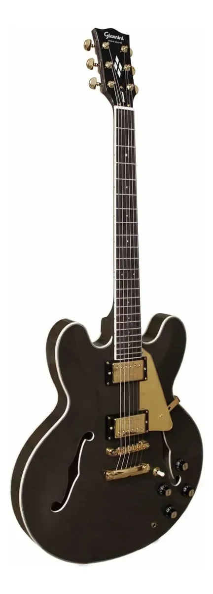 Guitarra semi-acústica Giannini Sonic Deluxe GAE06 DLX Black Coffee — foto 2 de 4