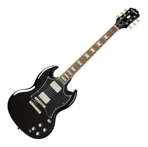 Epiphone SG Standard, ângulo do corpo mostrando captadores humbucker — foto 2 de 5