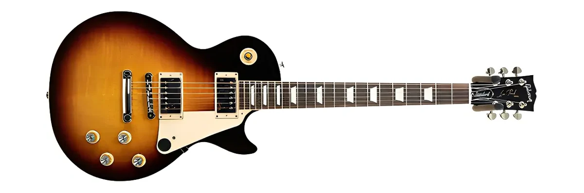 Guitarra Gibson Les Paul Standard 60s bourbon burst em fundo branco