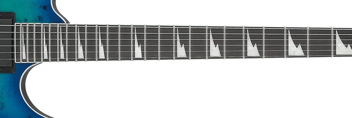 Ibanez GRGR221PA GIO Aqua Burst — guitarra elétrica para rock e metal — foto 2 de 4