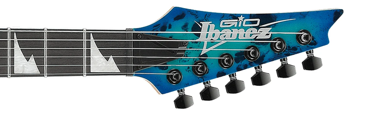 Ibanez GRGR221PA GIO Aqua Burst — guitarra elétrica para rock e metal — foto 3 de 4