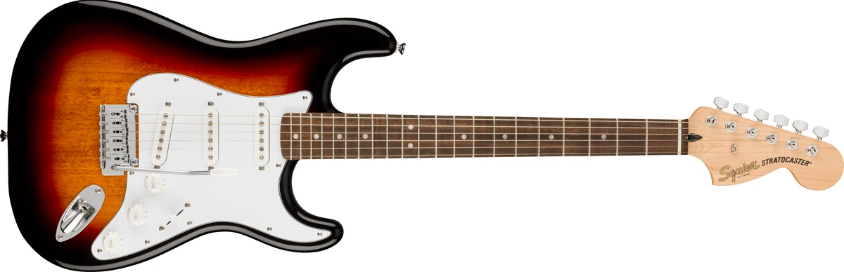 Squier Affinity Stratocaster 3-Color Sunburst — strat SSS com escala em laurel — foto 1 de 4