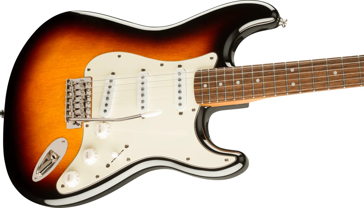 Squier Classic Vibe 60s Stratocaster 3-Color Sunburst — corpo inteiro — foto 3 de 5