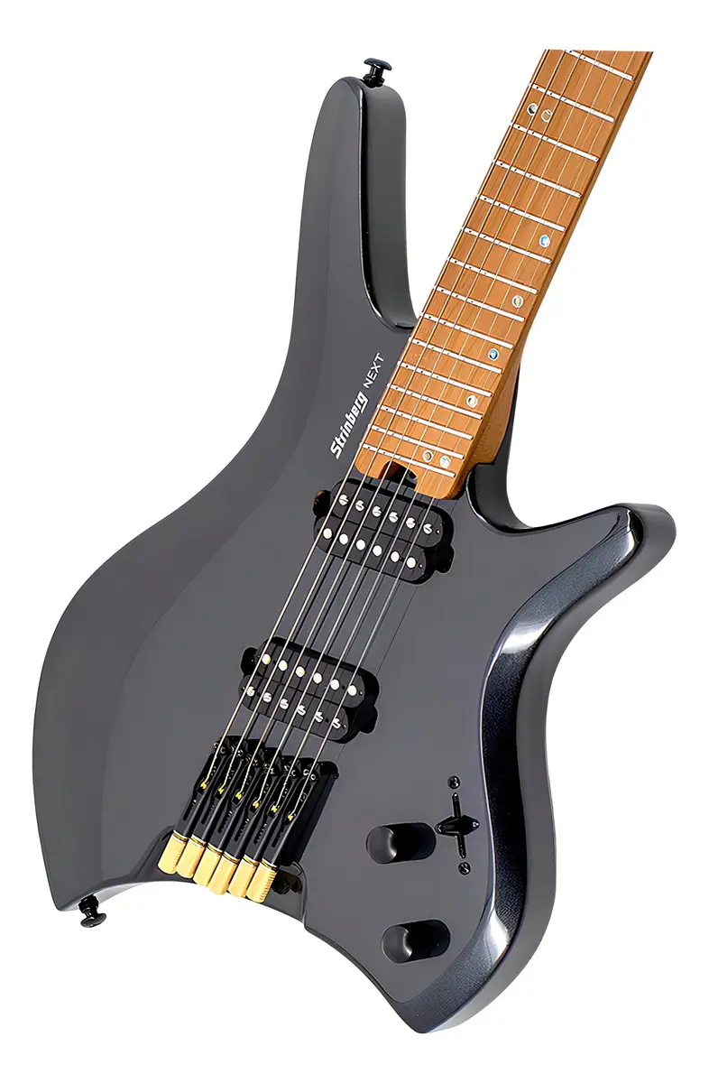 Strinberg SHN6 Next, close no braço roasted maple e nos captadores humbucker — foto 3 de 5