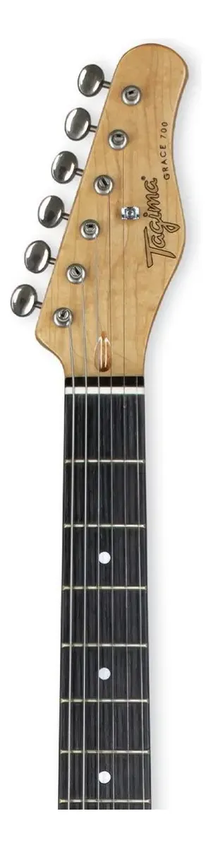 Tagima Grace-700, close no headstock com logo Grace 700 — foto 2 de 4