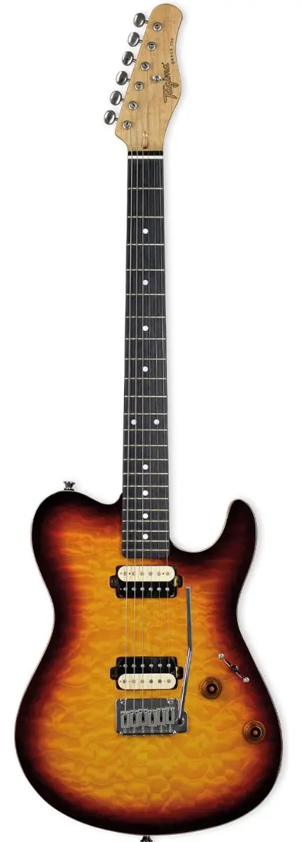 Tagima Grace-700 Cacau Santos guitarra elétrica tampo quilted maple Honey Burst