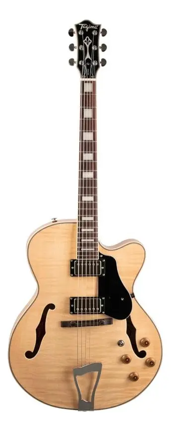 Tagima Jazz-1900 guitarra archtop hollow-body nacional cor Natural