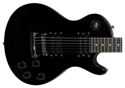 Waldman GLP-105BK, corpo Les Paul preto com dois humbuckers — foto 1 de 2
