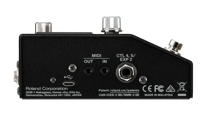 Lateral da Boss GT-1000CORE com MIDI e porta USB — foto 3 de 4