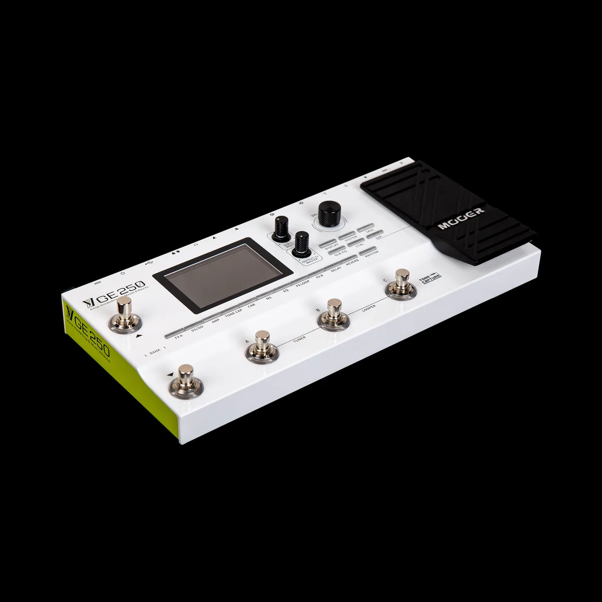 Mooer GE250 com footswitches iluminados — foto 2 de 3