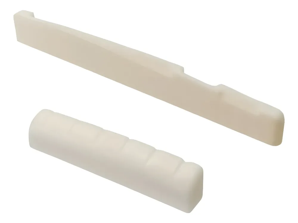 Kit nut e rastilho de osso natural para violão de aço — foto 1 de 4