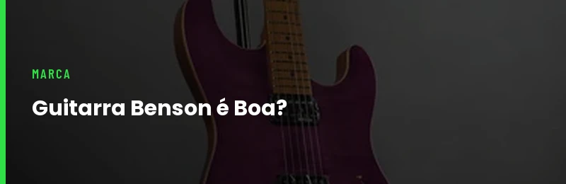 Guitarra Benson é Boa