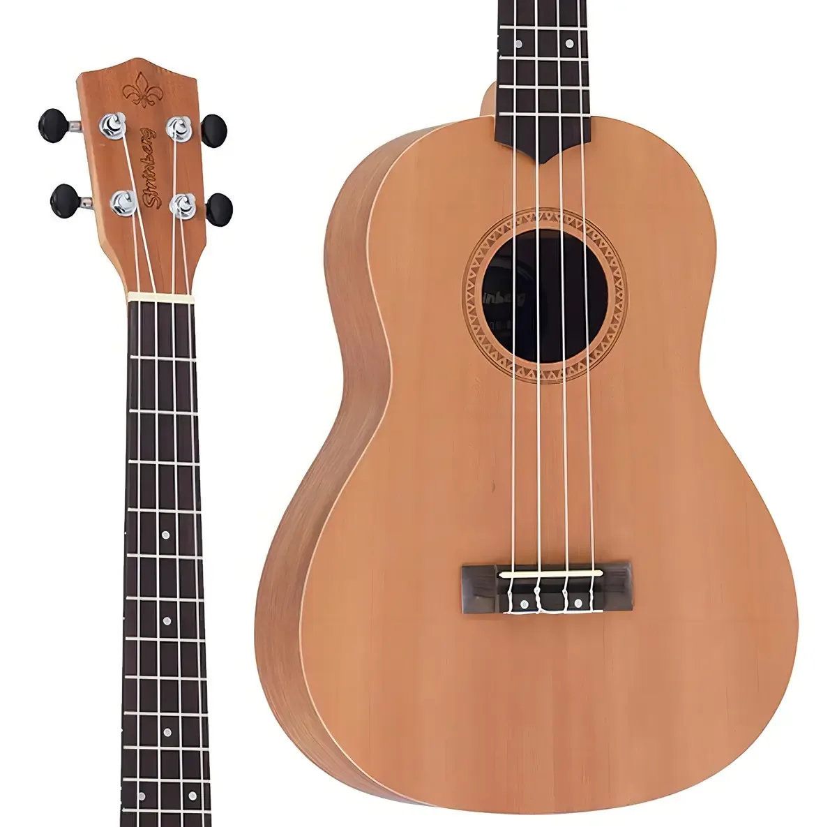 Ukulele barítono Strinberg UK-06B em mogno com cordas Aquila — foto 2 de 3