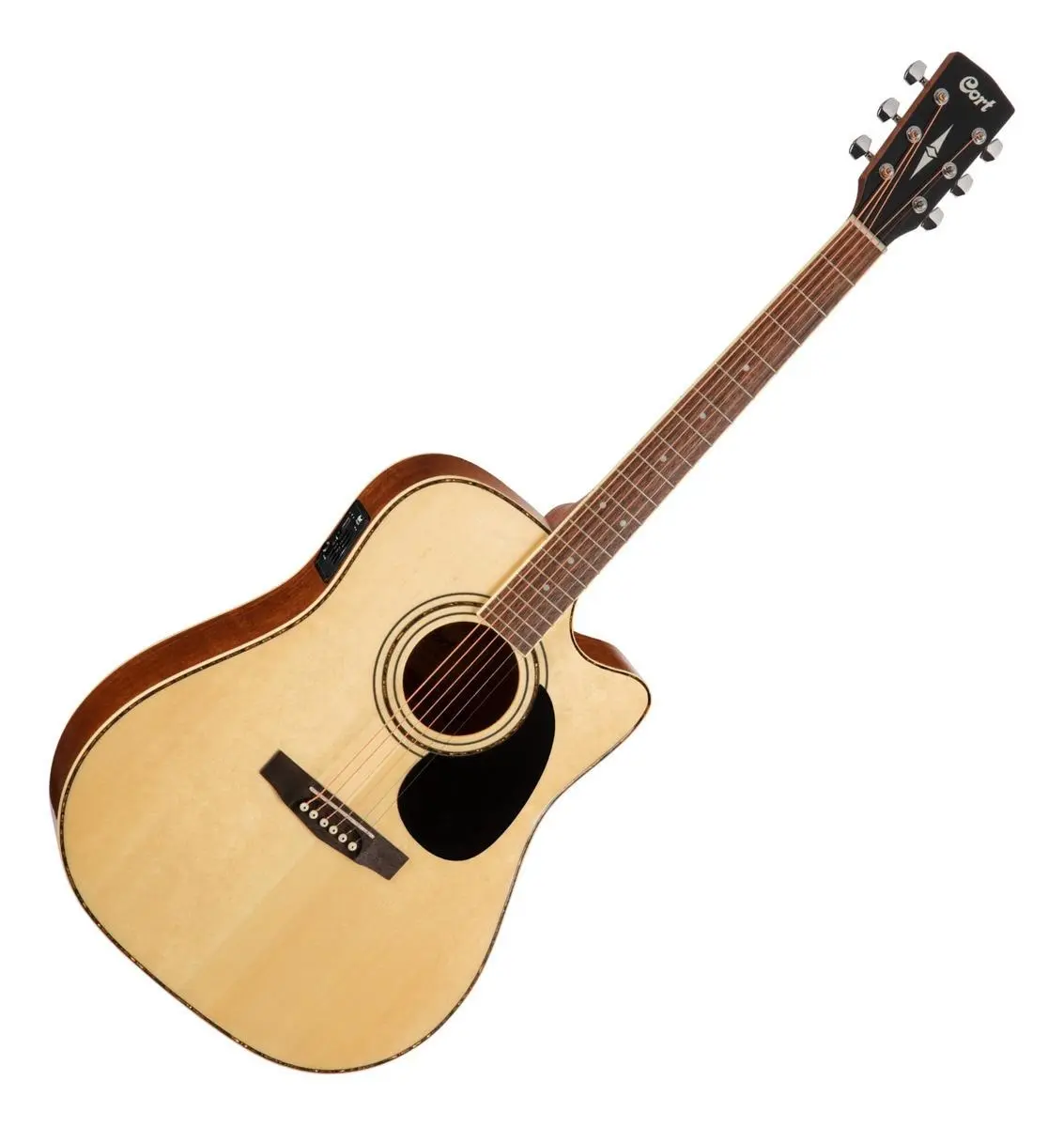 Violão eletroacústico Cort AD880CE dreadnought com corte — foto 2 de 4