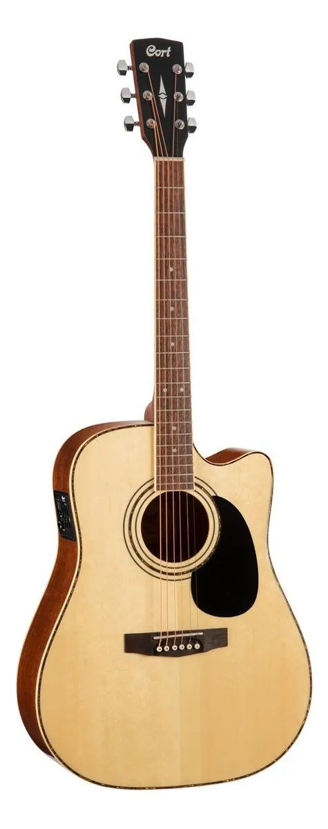 Violão eletroacústico Cort AD880CE dreadnought com corte — foto 1 de 4