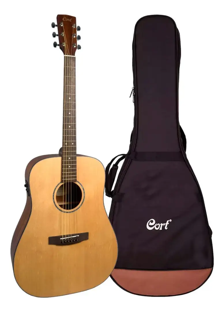 Violão eletroacústico Cort Earth60F dreadnought com bag — foto 3 de 3