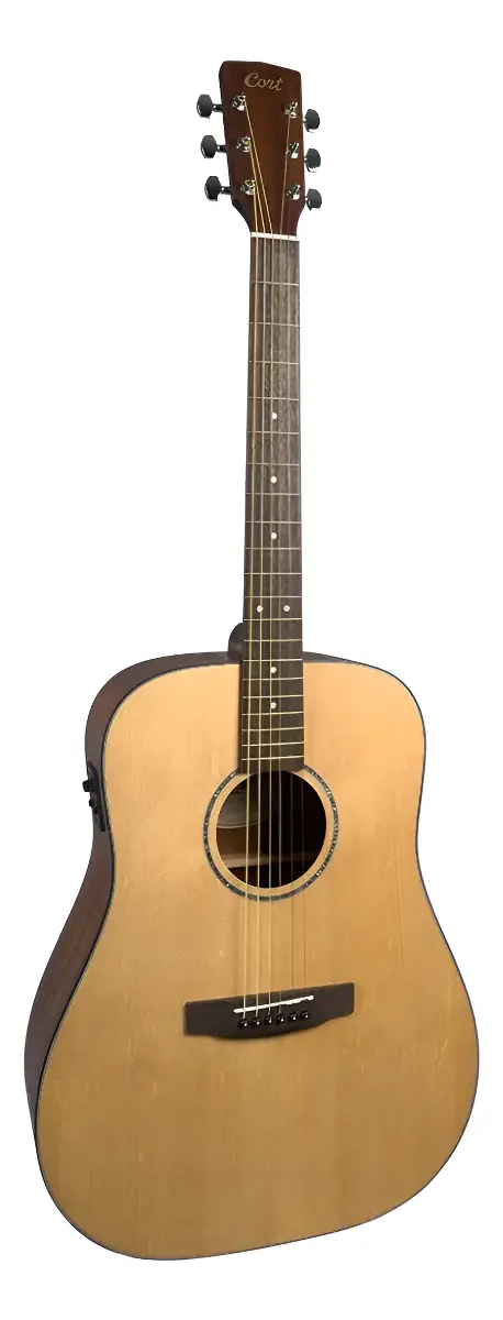 Violão eletroacústico Cort Earth60F dreadnought com bag — foto 1 de 3