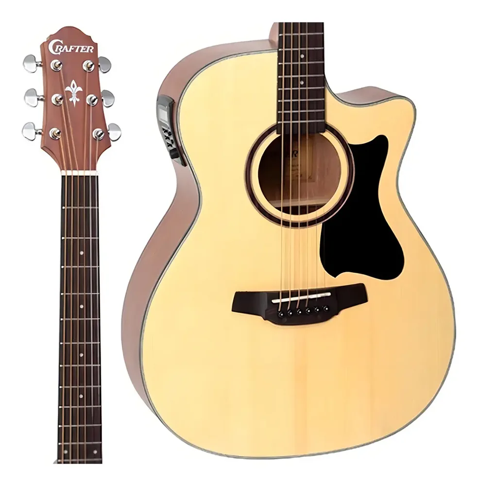 Violão eletroacústico Crafter HT-100CE formato orquestra — foto 2 de 3