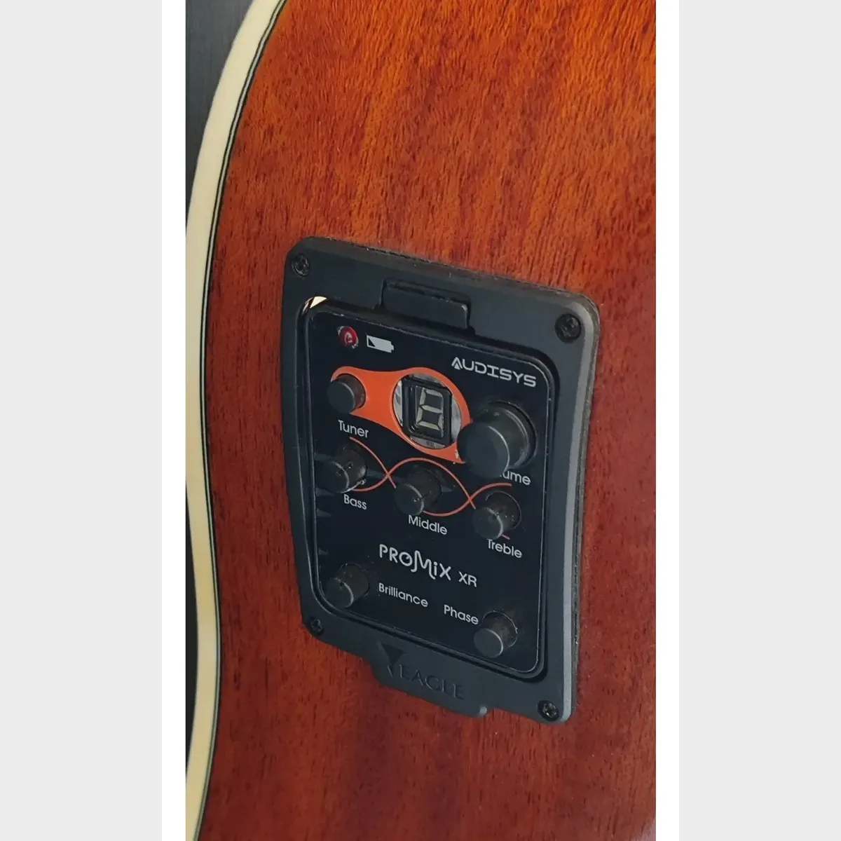 Violão Eagle CH889 folk de aço com cutaway natural — foto 4 de 4