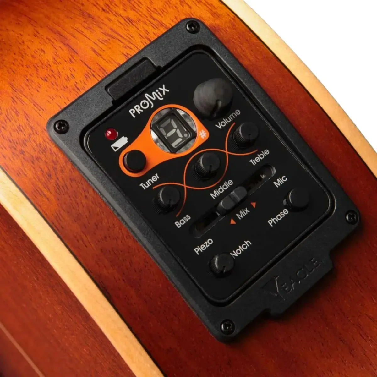 Violão Eagle EMN880C NT de nylon com cutaway, tampo natural brilhante — foto 4 de 4