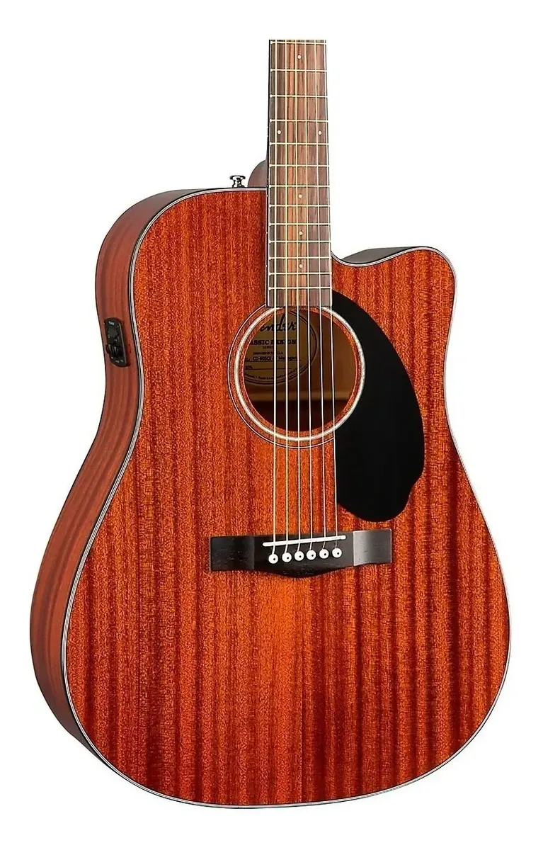 Violão eletroacústico Fender Classic Design CD-60SCE All-Mahogany — foto 2 de 3