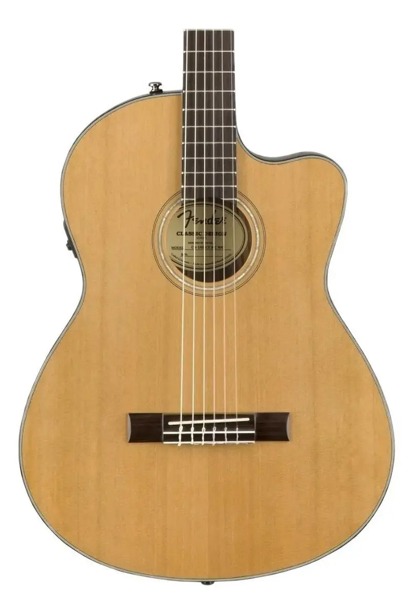 Violão eletroacústico Fender Classic Design CN-140SCE de nylon — foto 2 de 4