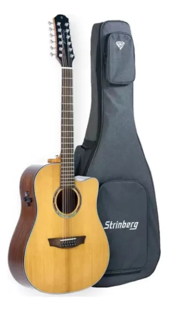 Violão Strinberg Diamond DD3SC RT 12 cordas natural com bag — foto 1 de 3