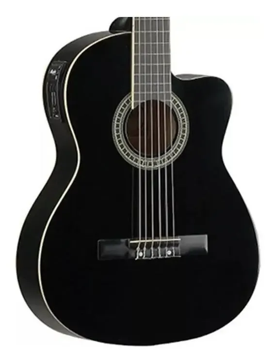 Tagima Memphis AC-60 EQ, detalhe do corpo e do equalizador — foto 2 de 4