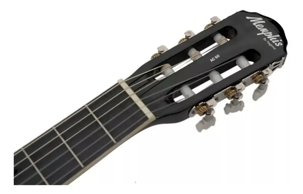 Tagima Memphis AC-60 EQ, detalhe do headstock e das tarraxas — foto 4 de 4