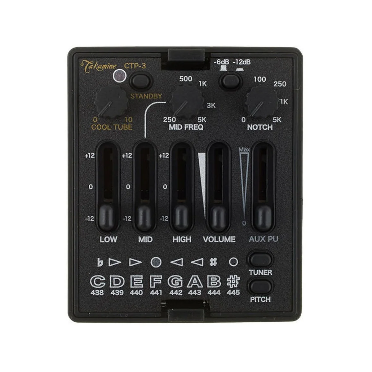 Takamine P4DC — pré-amplificador valvulado CTP-3 — foto 6 de 6