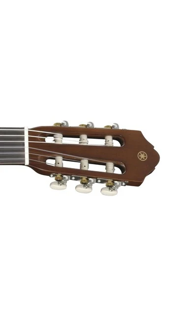Yamaha C40 II violão de nylon para iniciantes — detalhe da headstock e tarraxas — foto 4 de 4