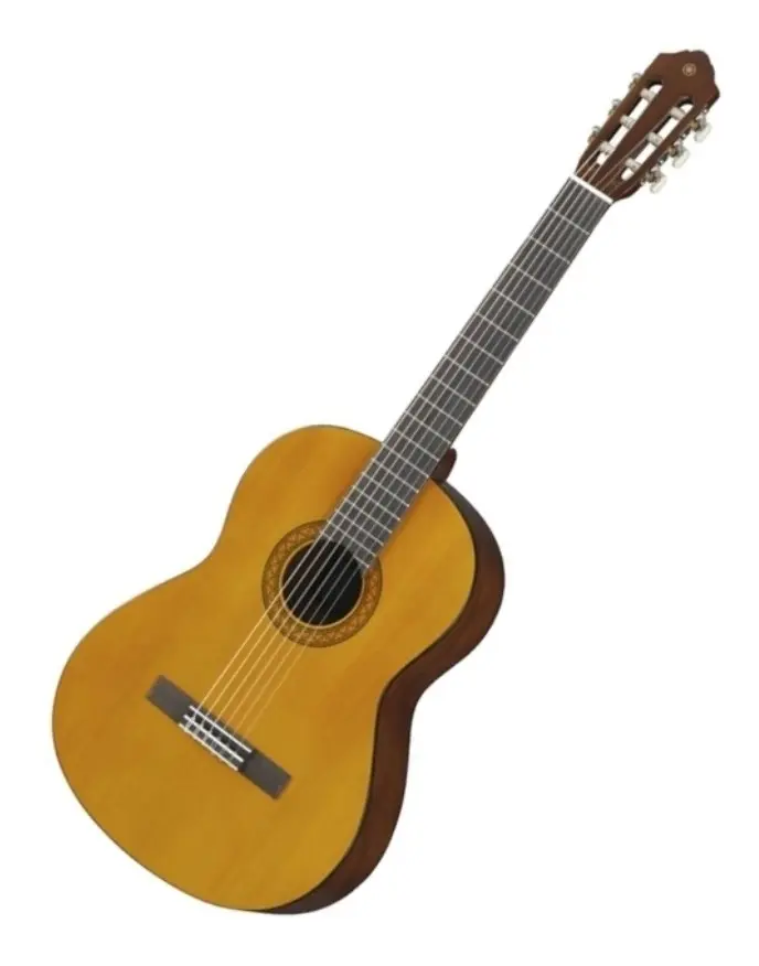 Yamaha C40 — ângulo diagonal do corpo e braço — foto 2 de 7